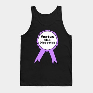 Yeetus the Diabeetus Ribbon - Purple Tank Top